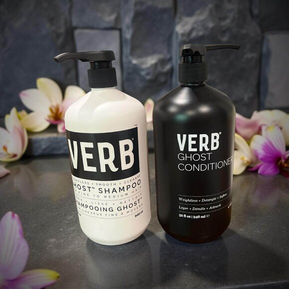 Verb Ghost Weightless Detangle Moisture Shampoo Conditioner 32 oz - Picture 1 of 3